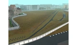 "Virtual Berlin Wall: View from the Bruno-Taut-Haus in East Berlin onto the Engelbecken Death Strip"